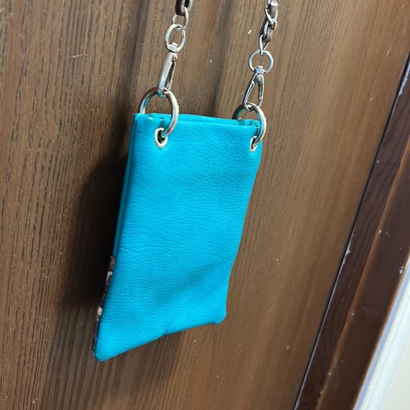 Crossbody Phone bag Horse and Horseshoe Blue - Picture 12 of 13